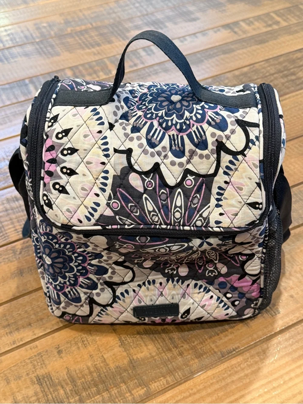 Vera Bradley Quilted Lunch Crossbody Bag in Mimosa Medallion, Insulated Cooler